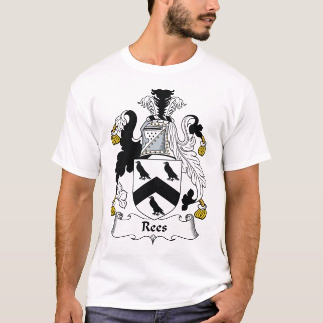 T-shirt Crête de famille de Rees (Devant)