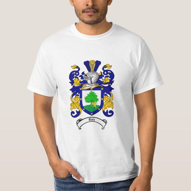 T-shirt Crête de famille de Ruiz - manteau de Ruiz des (Devant)