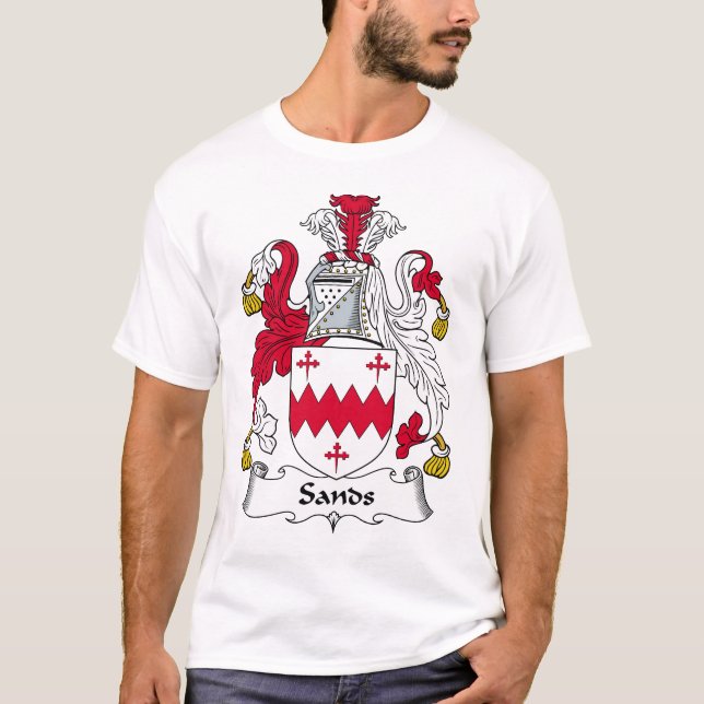 T-shirt Crête de famille de sables (Devant)