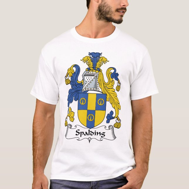 T-shirt Crête de famille de Spalding (Devant)