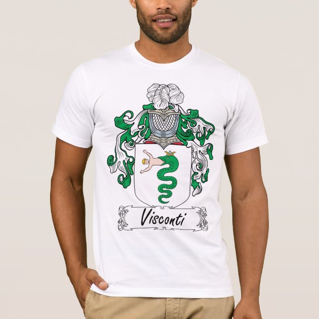 T-shirt Crête de famille de Visconti (Devant)