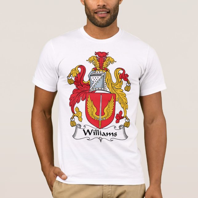 T-shirt Crête de famille de Williams (Devant)