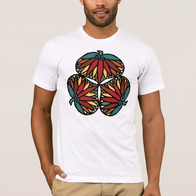 T-shirt Crête de famille des shogouns de Tokugawa, Edo, (Devant)