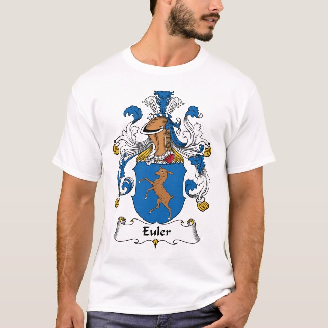 T-shirt Crête de famille d'Euler (Devant)