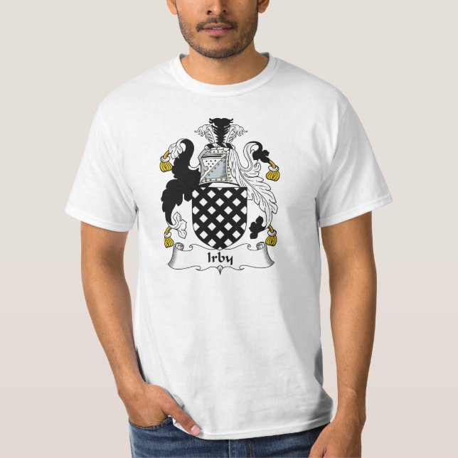 T-shirt Crête de famille d'Irby (Devant)