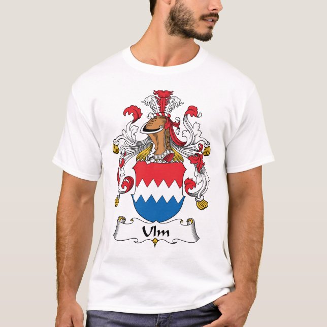 T-shirt Crête de famille d'Ulm (Devant)