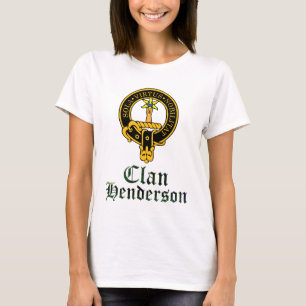 T-shirt Crête de Henderson et nom écossais de clan de