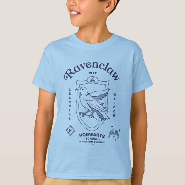 T-shirt CRÊTE DE SAGESSE RAVENCLAW™ pour l'apprentissage d (Devant)