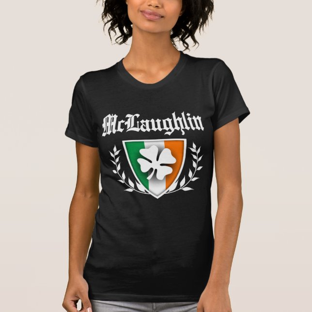 T-shirt Crête de shamrock de McLaughlin (Devant)