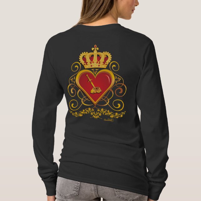 T-shirt Crête du coeur de la Reine (Dos)