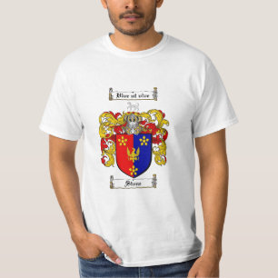 T-shirt Crête en pierre de famille - manteau des bras en