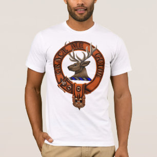 T-shirt Crête et Targe de famille de Forbes de clan
