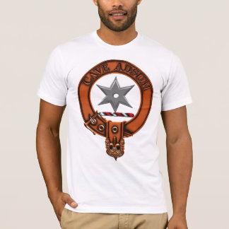 T-shirt Crête et Targe de famille de Jardine de clan