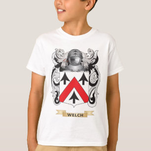 T-shirt Crête galloise de famille (manteau des bras)