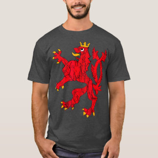T-shirt Crête Lion Rouge Du Luxembourg Letzebuerg Pride