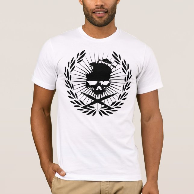 T-shirt crête noire (Devant)