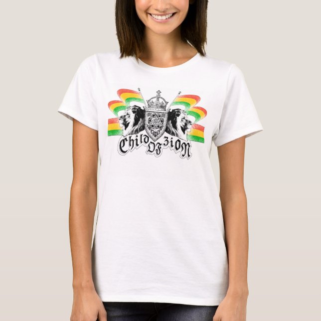 T-shirt Crête royale de reggae de Rasta (Devant)