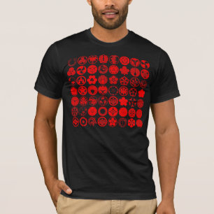 T-shirt [Crêtes de famille] Fleurs et Plantes (symboles ro
