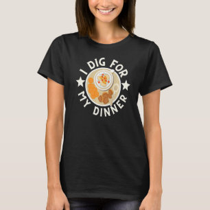 T-shirt Creusage De Clam Et De Crabe Je Creuse Pour Mon Dî