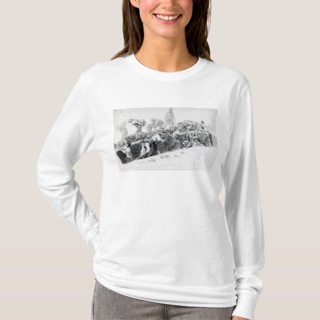 T-shirt Creusement d'un trou pour les bases (Devant)