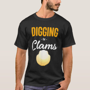 T-shirt creuser pour les palourdes Oyster Seashell fruits
