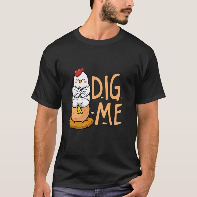 T-shirt Creusez Moi Poussins Œufs (Devant)