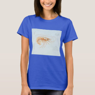 T-shirt Crevette ou crevette, vie marine océanique vintage