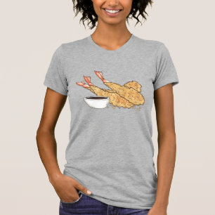 T-shirt crevettes crevette crevette Tempura japonais Resta