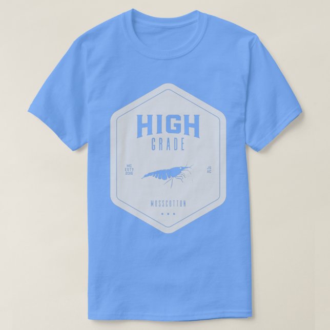 T-shirt Crevettes de haute qualité (Design devant)