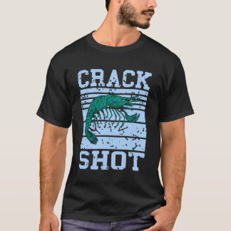 T-shirt Crevettes de mer drôle de coup de feu Pun humour