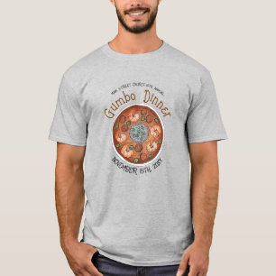 T-shirt Crevettes Gumbo Stew Louisiana LA New Orleans Alim