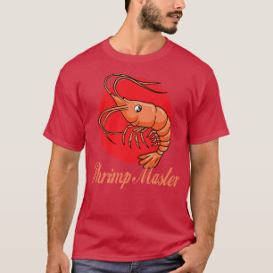 T-shirt Crevettes Maître Manger Fruits de mer Pâtes