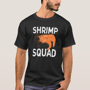 T-shirt Crevettes Squad Poisson de fruits de mer Crabe Pro