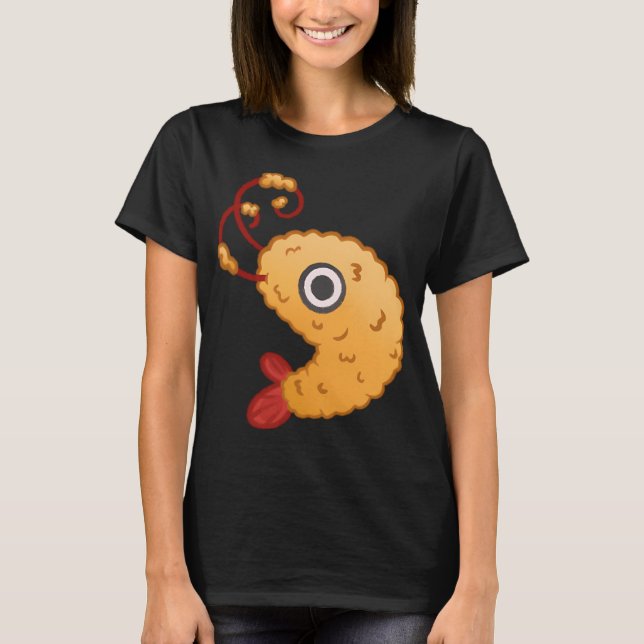 T-shirt Crevettes Tempura Mignonnes (Devant)