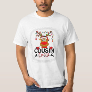 T-shirt Crew Christmas Reindeer Père Noël