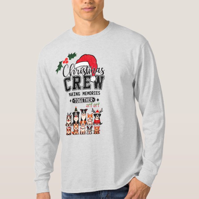 T-shirt Crew de Noël Hommes (Devant)