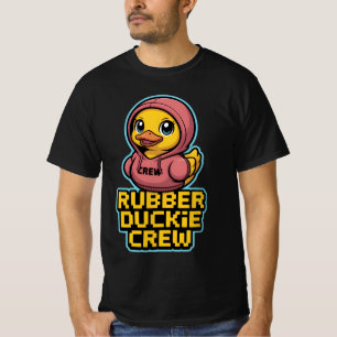 T-shirt Crew en caoutchouc - Pixel Kawaii Conception de ju