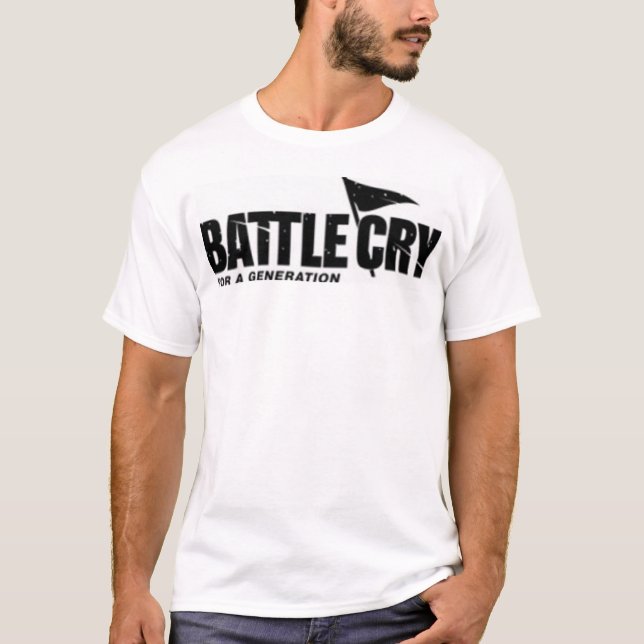 T-shirt Cri de bataille pour une génération (Devant)