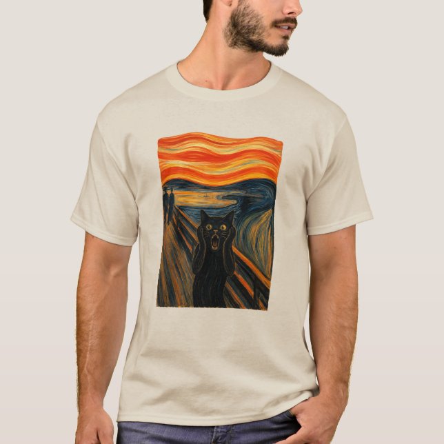 T-shirt Cri de chat (Devant)