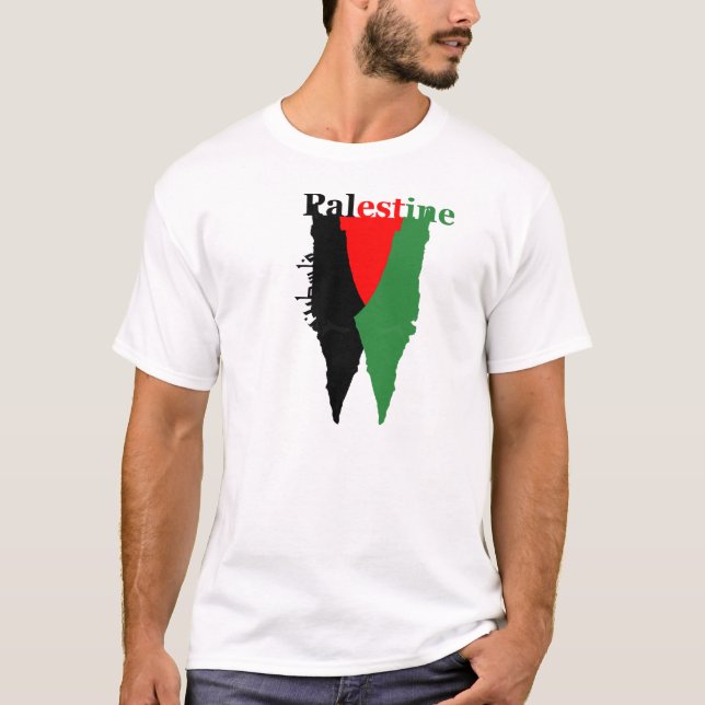 T-shirt Cri de la Palestine pour la série de la Palestine (Devant)