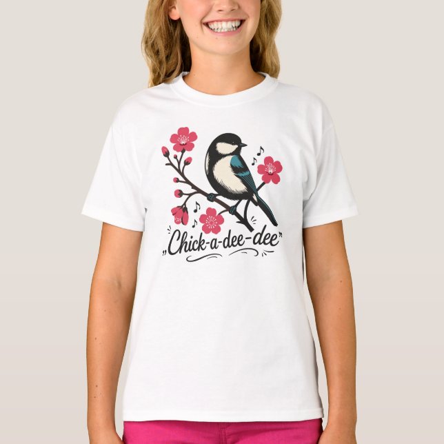 T-shirt cri de mésange dé-dé-dé (Devant)