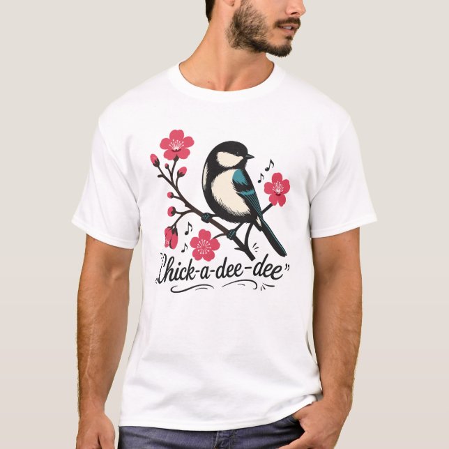 T-shirt cri de mésange dé-dé-dé (Devant)