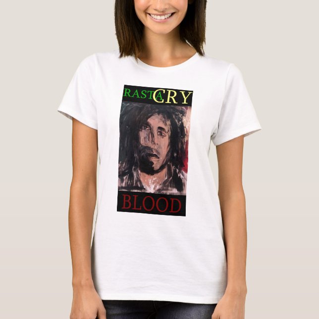 T-SHIRT CRI DE RASTA SANG (Devant)