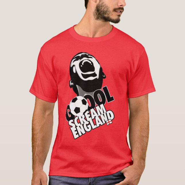 T-shirt Cri perçant pour l'Angleterre - le football (Devant)