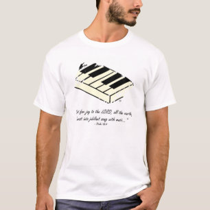 T-shirt "Cri pour la joie - chemise de piano"