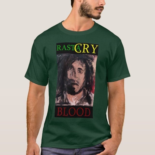 T-SHIRT CRI RASTA SANG (Devant)