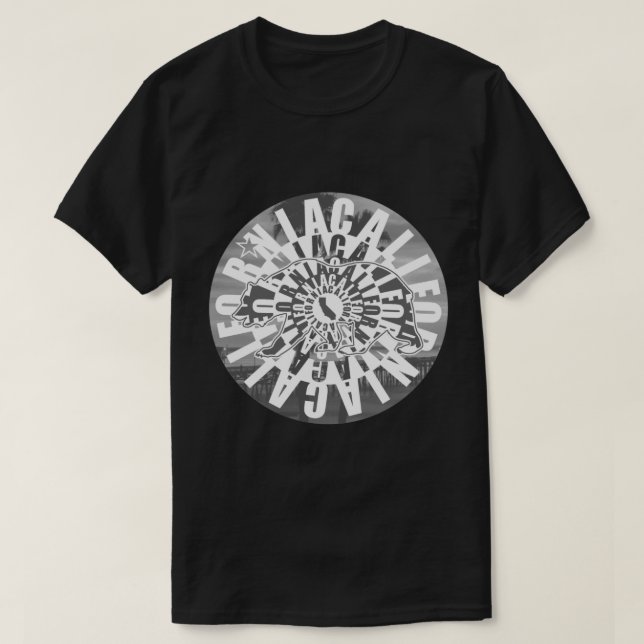 T-shirt Criant Cali-For-Nia (Design devant)