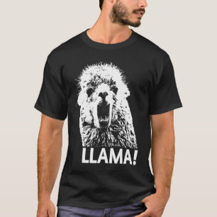T-shirt Criant Llama No Drama Alpaca