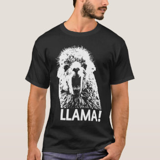 T-shirt Criant Llama No Drama Alpaca