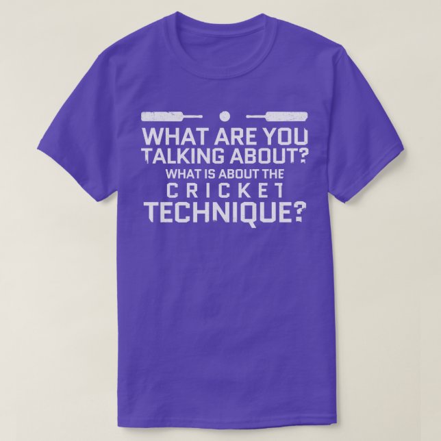 T-shirt cricket 3 (Design devant)